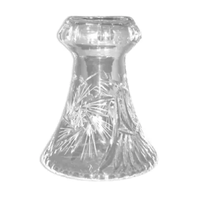 Vase évasé en cristal - taille