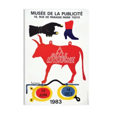 Affiche exposition Jacques - 1983