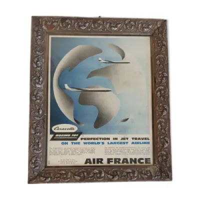 Publicité Air France - ancien original