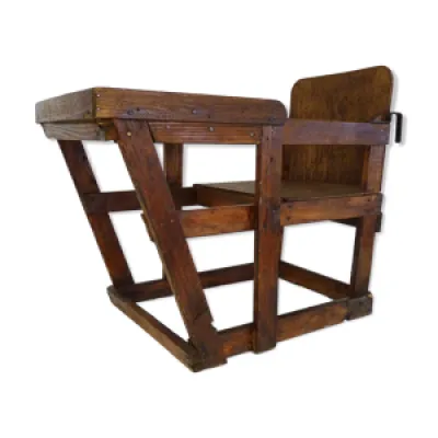 Ancienne chaise pour - enfant table