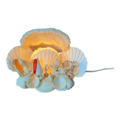 Lampe veilleuse coquillages - coquilles saint jacques