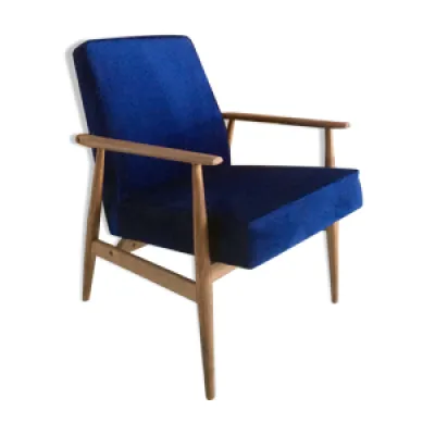 fauteuil vintage original - velours milieu