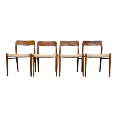 4 chaises Niels O. Möller - 60s
