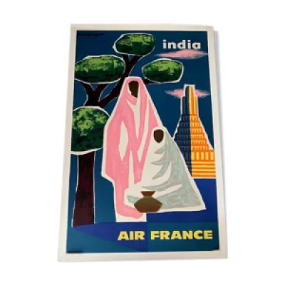 Affiche ancienne vintage - air france