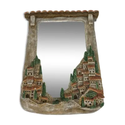 Miroir provencal provence - decor polychrome