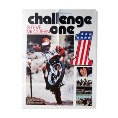 Affiche originale de 1972 challenge