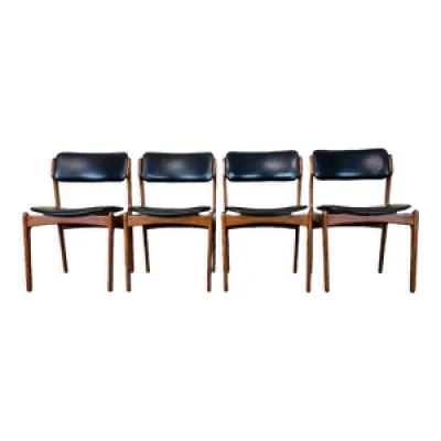 4 chaises en teck des - danemark chaise