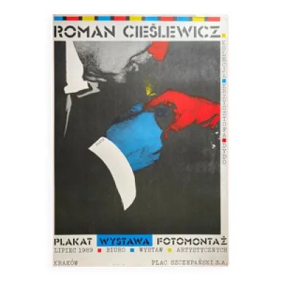 Affiche originale polonaise - exposition