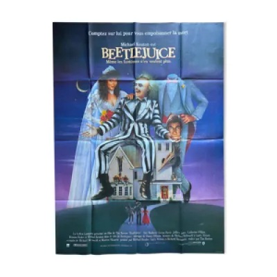 Affiche cinéma originale « Beetlejuice »