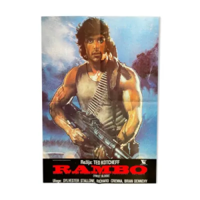 Affiche cinéma originale Rambo