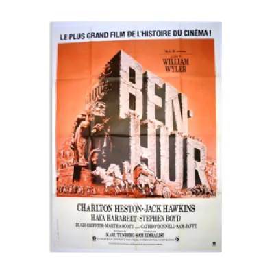 Affiche originale cinéma  Ben-Hur