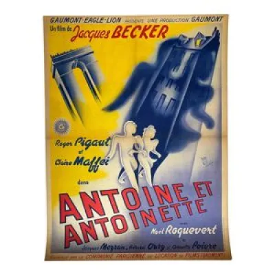Affiche cinéma originale Antoine