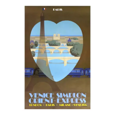 Affiche originale Venice - paris