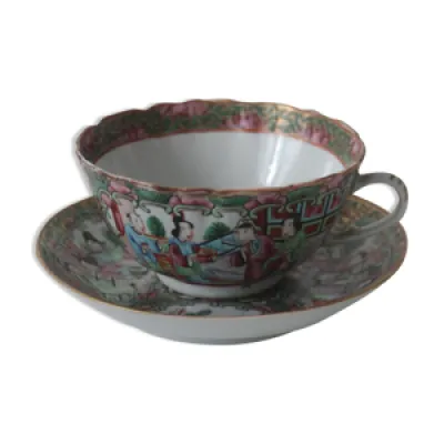 Tasse à thé en porcelaine - chine canton
