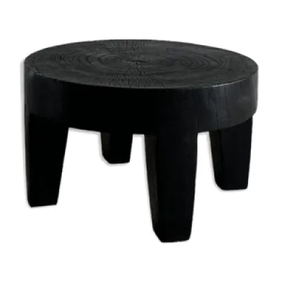 Coffee table en bois - massif noir