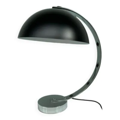 lampe de bureau noire - chrome