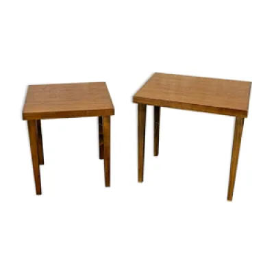 2x 60s 70s Table d’appoint - design moderne