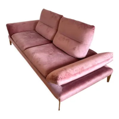 Canapé design et original - rose