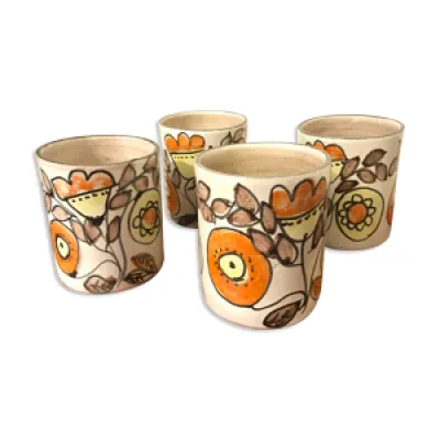 4 tasses du ceramiste - ceramique