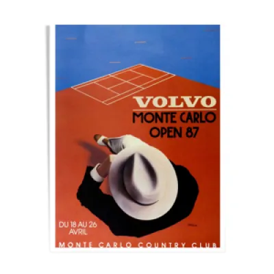 Affiche originale Volvo - monte