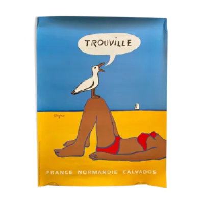 Affiche originale Trouville - france