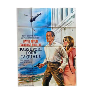Affiche cinéma originale Passeport