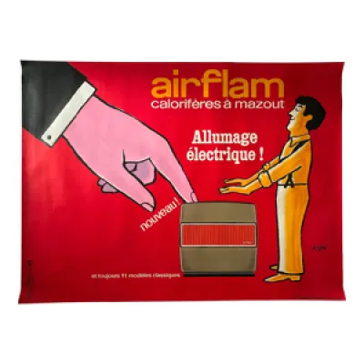 Affiche originale Airflam