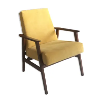 fauteuil polonais jaune