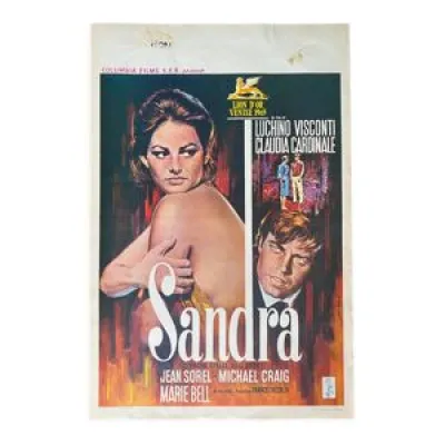 Affiche cinéma originale Sandra
