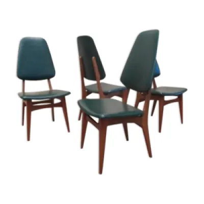 Set of 4 Scandinavian - chairs