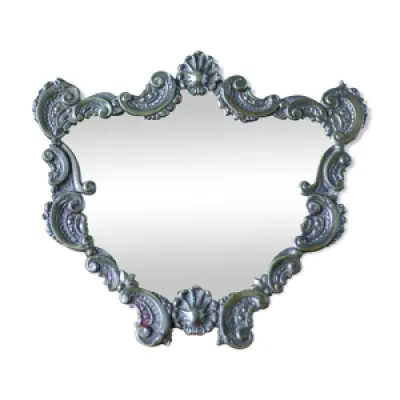 miroir chevalet de table - bronze