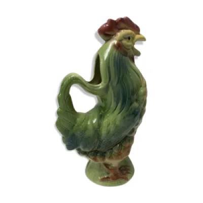 Pichet modèle coq céramique - barbotine clement