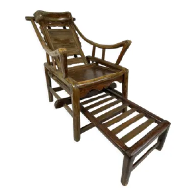 chaise longue en bambou - 1900