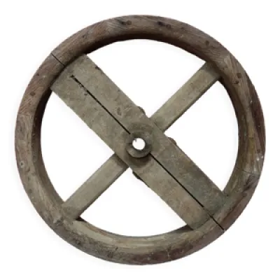roue en bois ancienne,