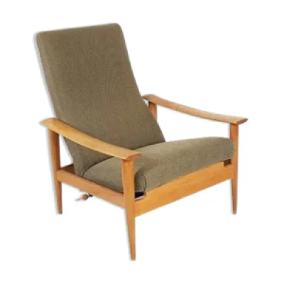 Fauteuil Danois Vintage Ajustable fauteuil relax vert