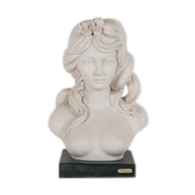 Buste femme vintage, - statue