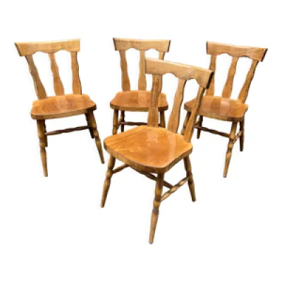 4 chaises café bistrot - 80s