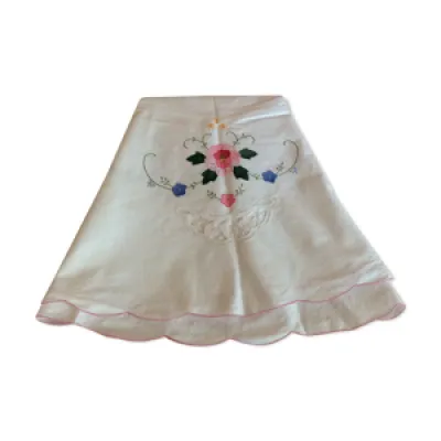 nappe ancienne broderie