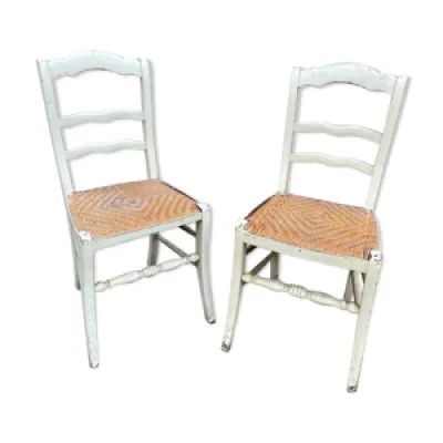 2 chaises d’atelier - brasserie