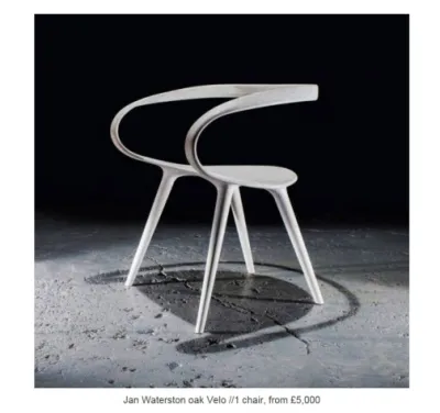 Chaise Bois Courbé Velo Chair /1 Design Jan Waterston