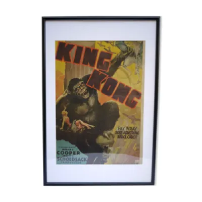 Affiche King Kong années - taille