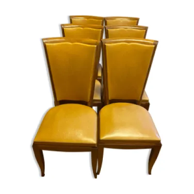 Série de 6 chaises des - beige