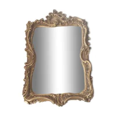 Miroir doré 54×36 cm