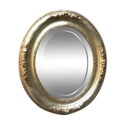 Miroir doré fin XIXème