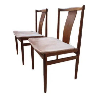 2 chaises nordiques 1950