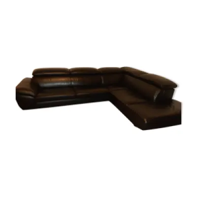 Canapé d'angle gauche - cuir