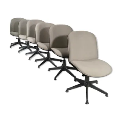 Série de 6 chaises Ico