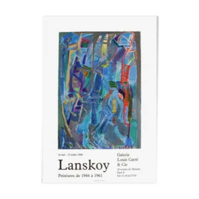 Affiche André Lanskoy - 1990