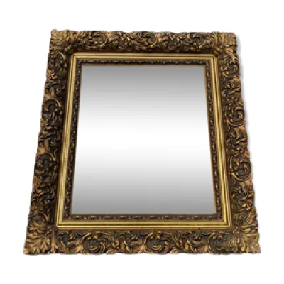 miroir bois doré 90x80