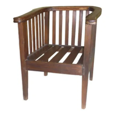 fauteuil colonial palissandre